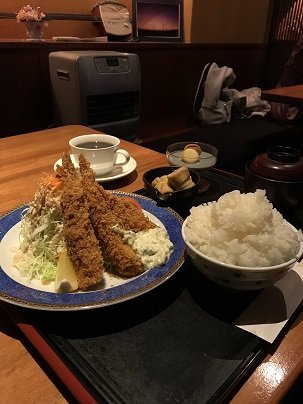 エビフライ定食2